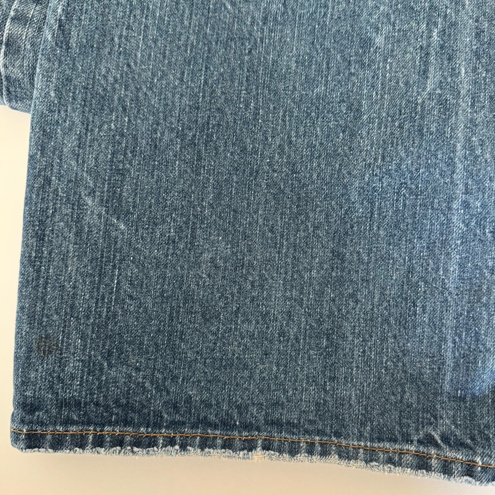 B By Bullhead Men’s Straight-Leg Jeans Medium Wash Whiskering Detail 30X32 - Picture 8 of 9